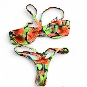 Fashion Nova Multicolor Bikini Set